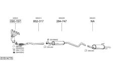 Výfukový systém BOSAL SYS14779