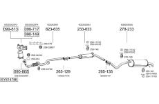 Výfukový systém BOSAL SYS14786
