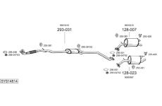 Výfukový systém BOSAL SYS14814