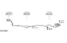 Výfukový systém BOSAL SYS14968