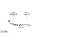 Výfukový systém BOSAL SYS15005