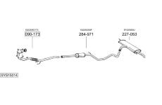 Výfukový systém BOSAL SYS15014