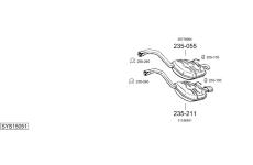 Výfukový systém BOSAL SYS15051
