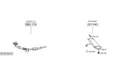 Výfukový systém BOSAL SYS15074