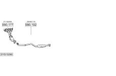 Výfukový systém BOSAL SYS15090