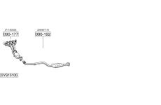 Výfukový systém BOSAL SYS15100