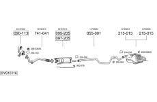 Výfukový systém BOSAL SYS15116