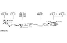 Výfukový systém BOSAL SYS15119