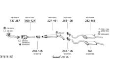 Výfukový systém BOSAL SYS15139
