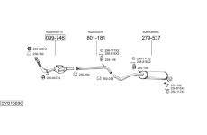 Výfukový systém BOSAL SYS15286