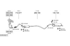 Výfukový systém BOSAL SYS15317