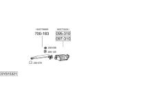 Výfukový systém BOSAL SYS15321