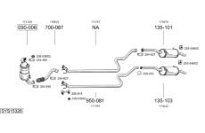 Výfukový systém BOSAL SYS15328
