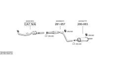 Výfukový systém BOSAL SYS15373