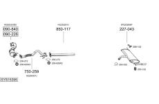 Výfukový systém BOSAL SYS15395