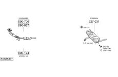Výfukový systém BOSAL SYS15397