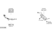 Výfukový systém BOSAL SYS15398
