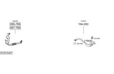Výfukový systém BOSAL SYS15407