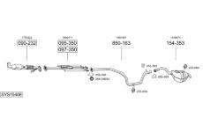 Výfukový systém BOSAL SYS15408
