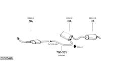 Výfukový systém BOSAL SYS15446