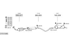 Výfukový systém BOSAL SYS15496