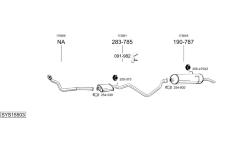 Výfukový systém BOSAL SYS15503