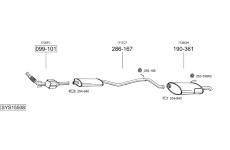 Výfukový systém BOSAL SYS15508