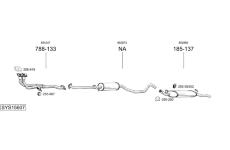 Výfukový systém BOSAL SYS15607