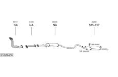 Výfukový systém BOSAL SYS15610