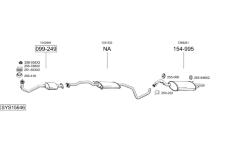 Výfukový systém BOSAL SYS15646