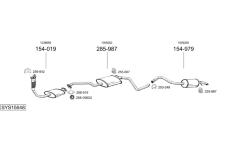 Výfukový systém BOSAL SYS15648