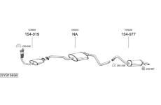Výfukový systém BOSAL SYS15658
