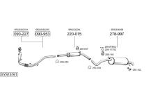 Výfukový systém BOSAL SYS15761