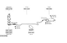 Výfukový systém BOSAL SYS15766