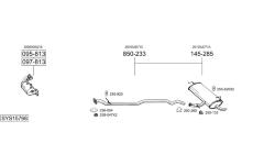 Výfukový systém BOSAL SYS15768