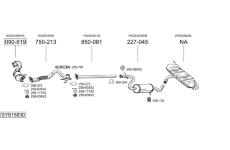 Výfukový systém BOSAL SYS15830