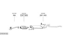 Výfukový systém BOSAL SYS16103