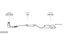 Výfukový systém BOSAL SYS16196