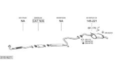 Výfukový systém BOSAL SYS16271