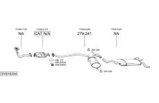 Výfukový systém BOSAL SYS16344