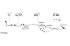 Výfukový systém BOSAL SYS16353