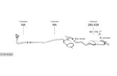 Výfukový systém BOSAL SYS16354
