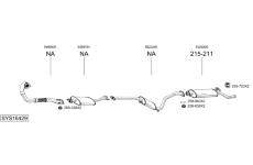 Výfukový systém BOSAL SYS16429