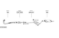 Výfukový systém BOSAL SYS16433
