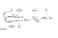 Výfukový systém BOSAL SYS16437