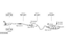 Výfukový systém BOSAL SYS16438