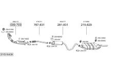 Výfukový systém BOSAL SYS16439