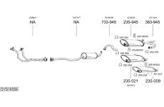 Výfukový systém BOSAL SYS16559