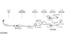 Výfukový systém BOSAL SYS16564