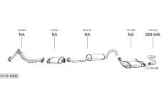 Výfukový systém BOSAL SYS16568